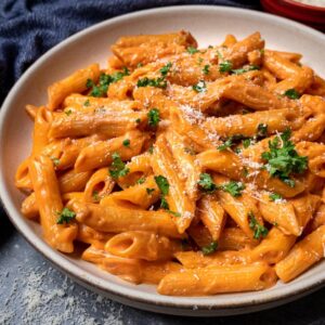 Penne Pasta with Pink Sauce